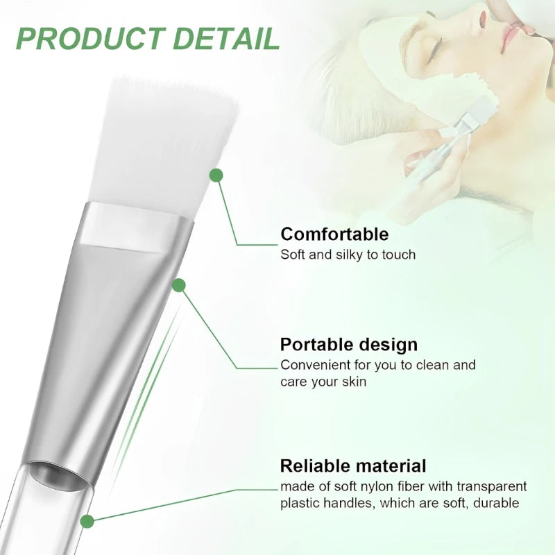 HMQ Beauty Facial Applicator Brushes For DIY Skincare Tools