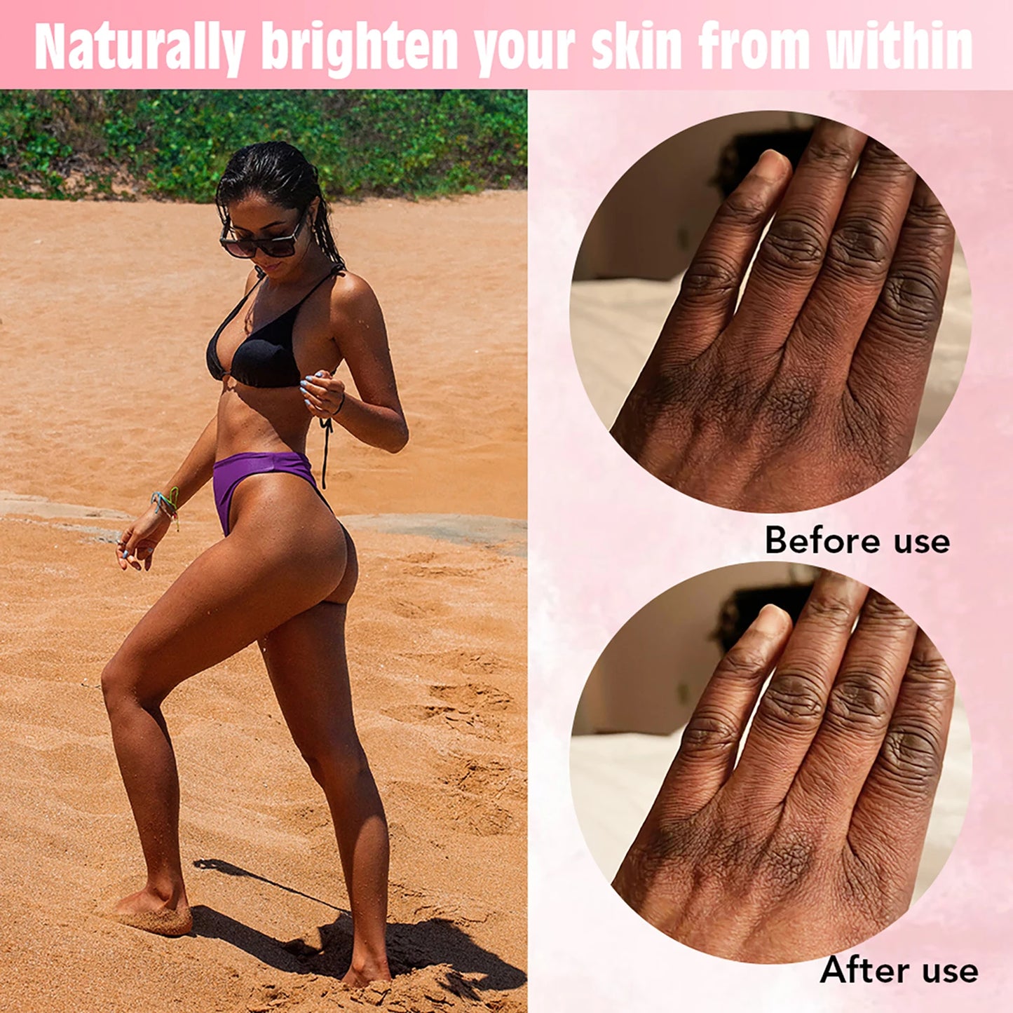 AILKE Vitamin C and Glutathione Brightening Body Lotion for Even Skin Tone