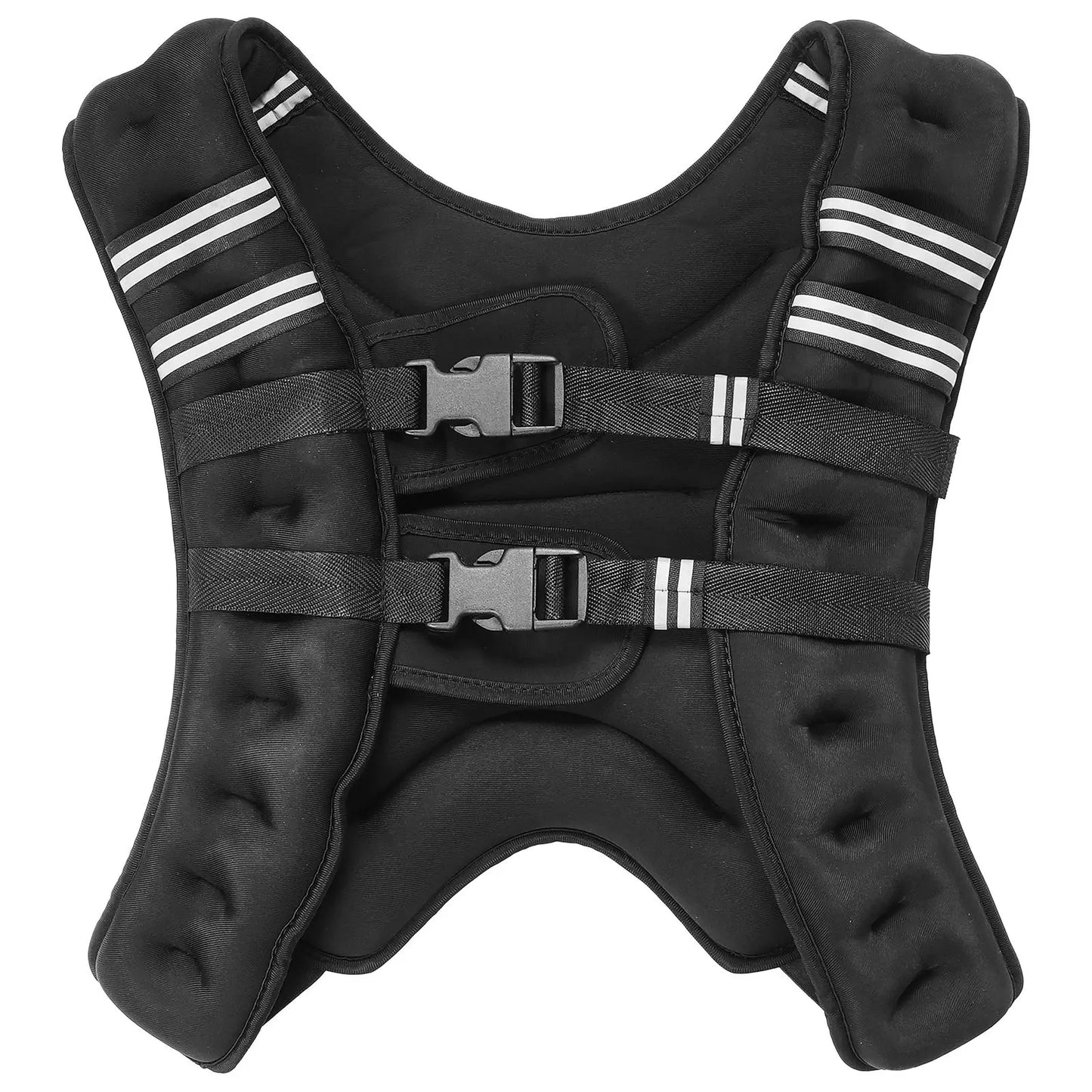 20 Lb Weighted Vest With Reflective Stripe Adjustable