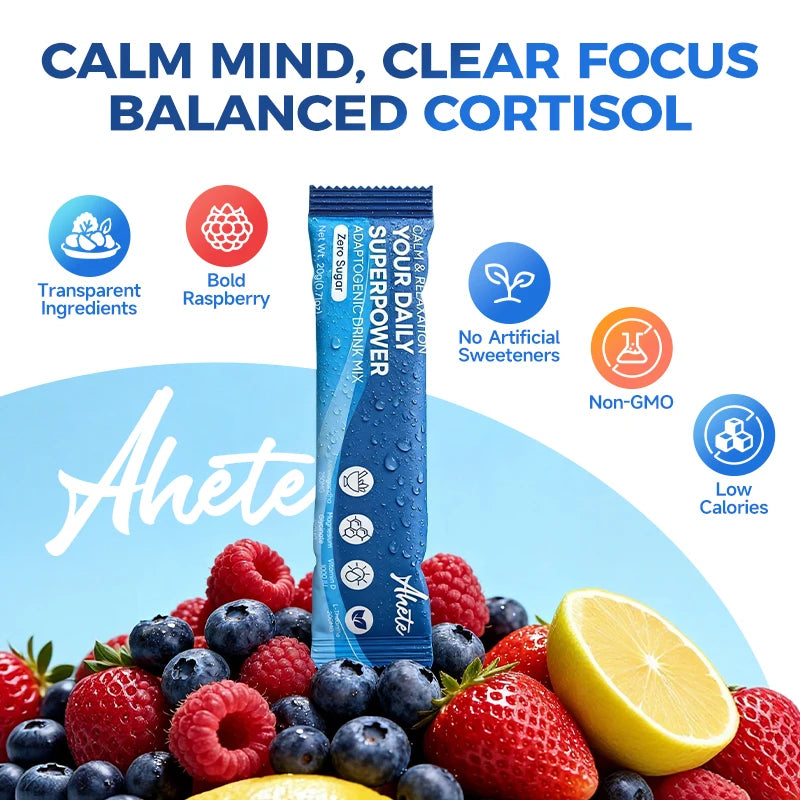 Ahete Adaptogenic Calm Drink Mix For Relaxation And Sleep Support