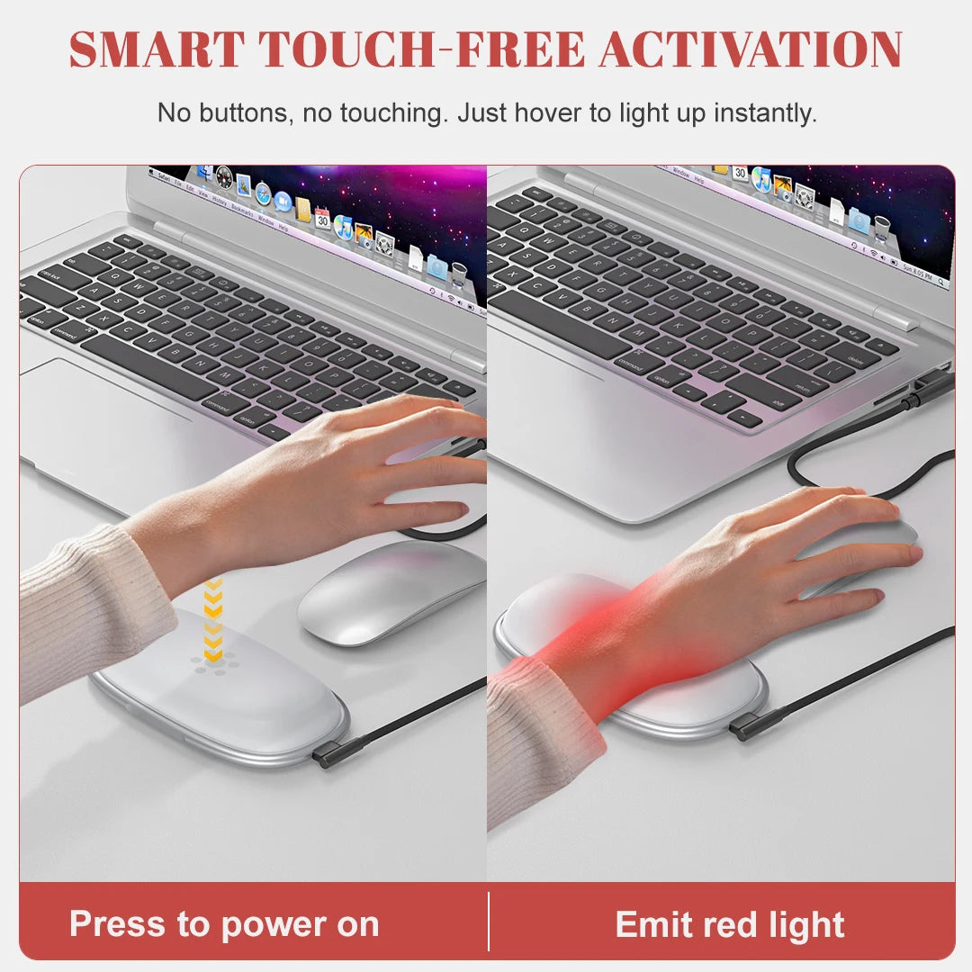 Astarexin Red Light Therapy Mouse Wrist Rest 660nm 850nm