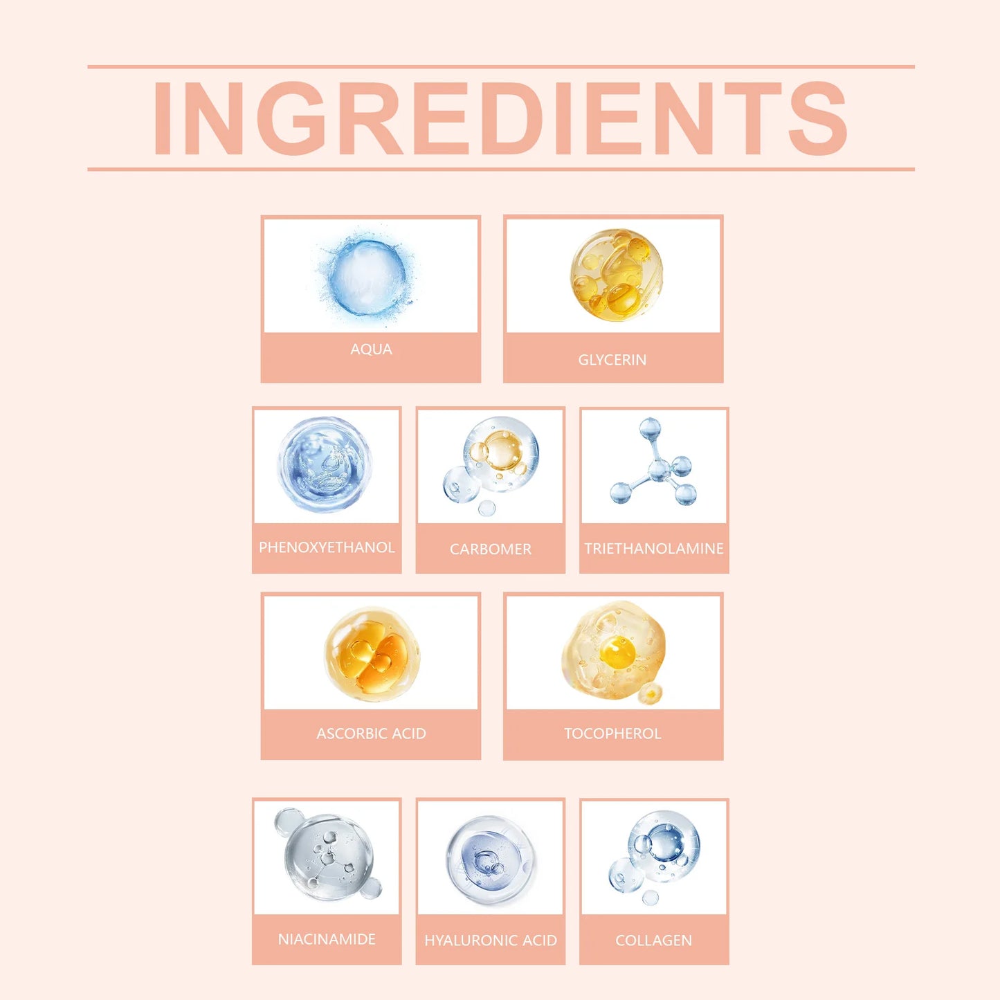 Jaysuing 5 In 1 Collagen Eye Mask Vitamin C Brightening