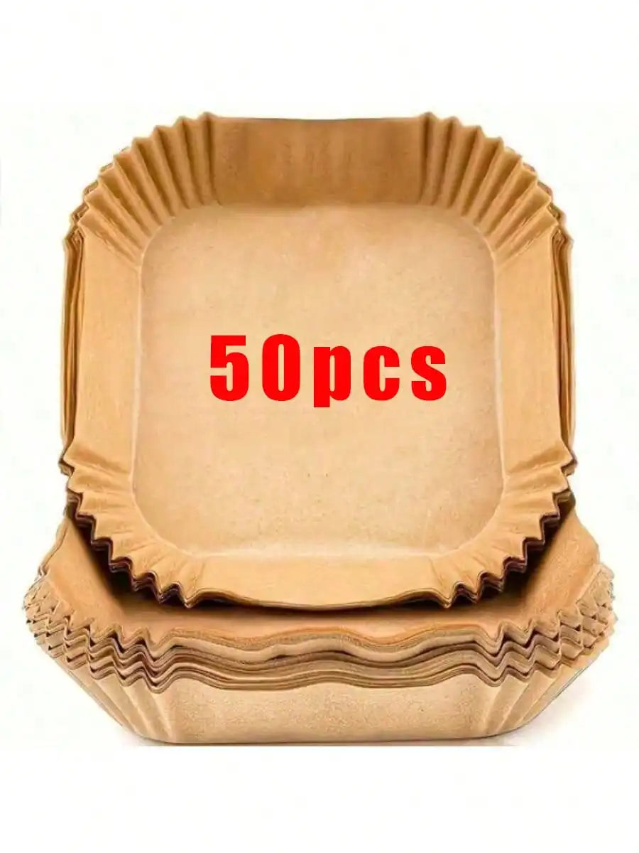 Disposable Air Fryer Baking Paper Square And Round Parchment Liners