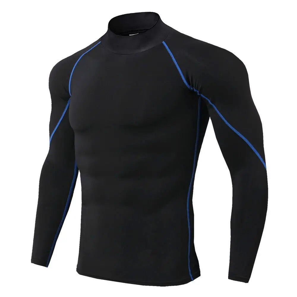 Mens Quick Dry Long Sleeve Sport T Shirt For Gym Running