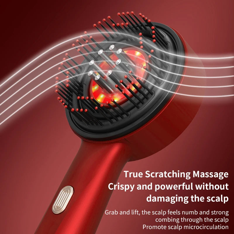 Hailicare Electric Massage Comb With Red Light Therapy For Scalp
