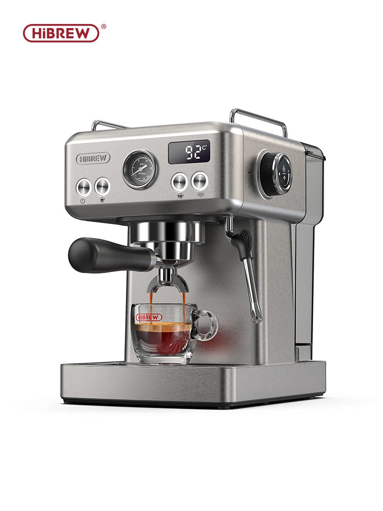 HiBREW 20 Bar Semi Automatic Espresso Machine 58mm Portafilter