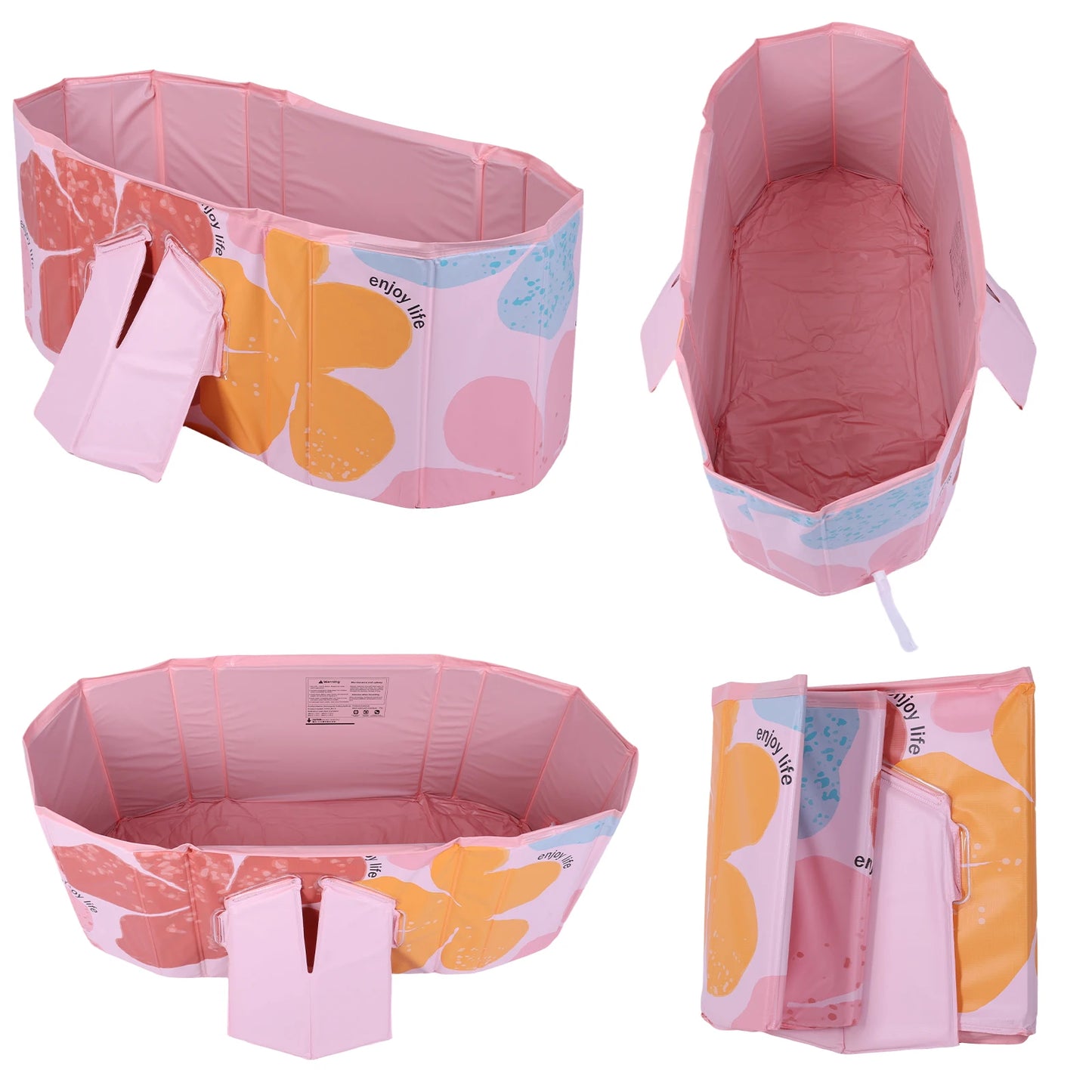 Foldable Ice Bath Tub With Insulated Liner For Home Use