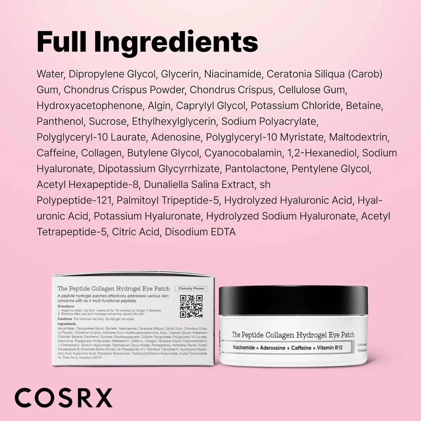 Collagen Eye Patch Set for Puffy Eyes and Dark Circles
