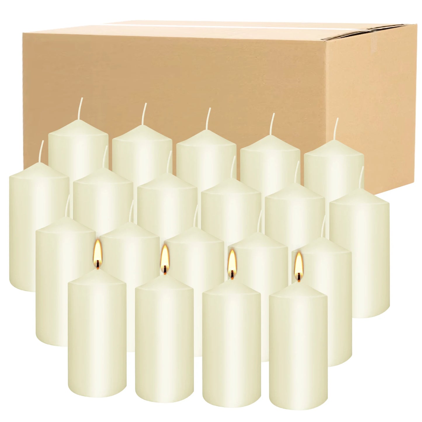 Pillar Wax Candles For Weddings And Home Decor Hand Poured