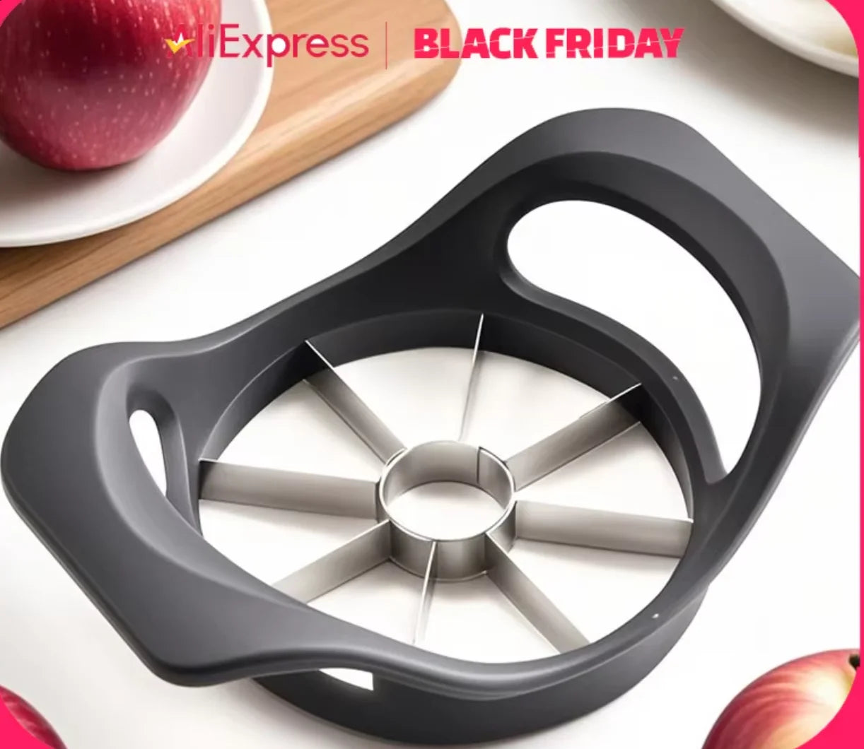 Stainless Steel Apple Slicer And Corer Kitchen Cutter Dishwasher Safe