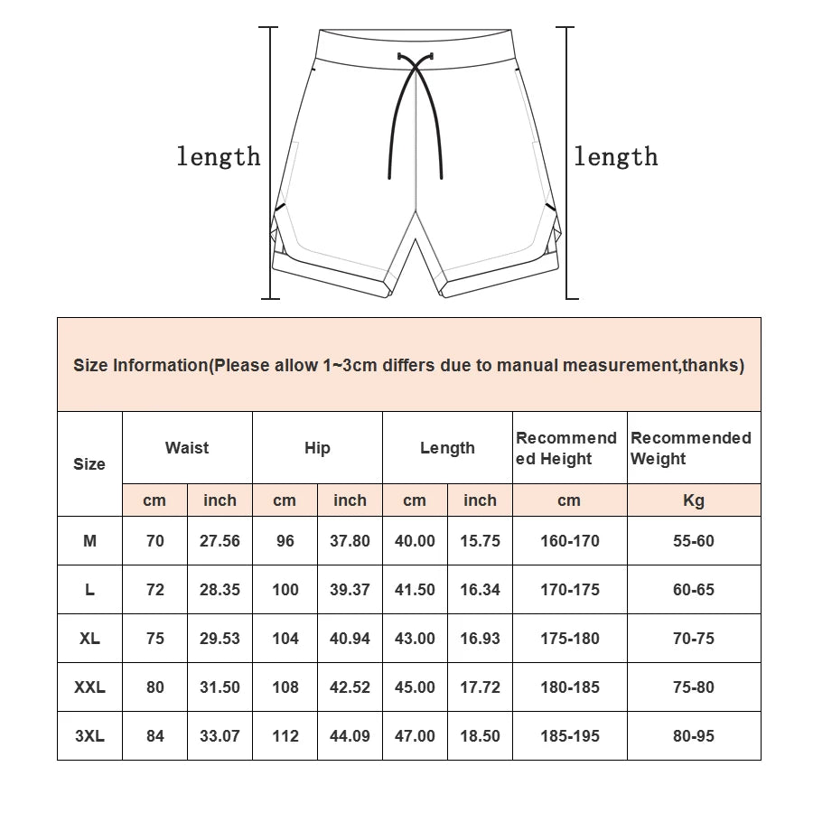 Camo Running Shorts For Men Quick Dry Gym Training