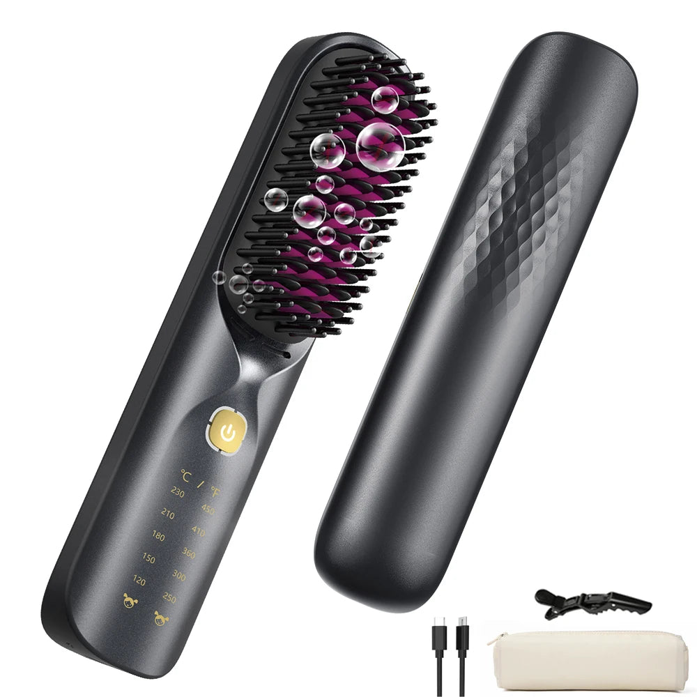 Bopcal Cordless Portable Rechargeable Ion Hair Straightener