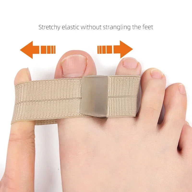 Silicone Toe Spreader Foot Care Tool Separator For Bunion Hallux Valgus Corrector