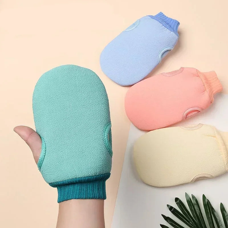 Spa Exfoliating Bath Mitt And Shower Brush For Body Scrub