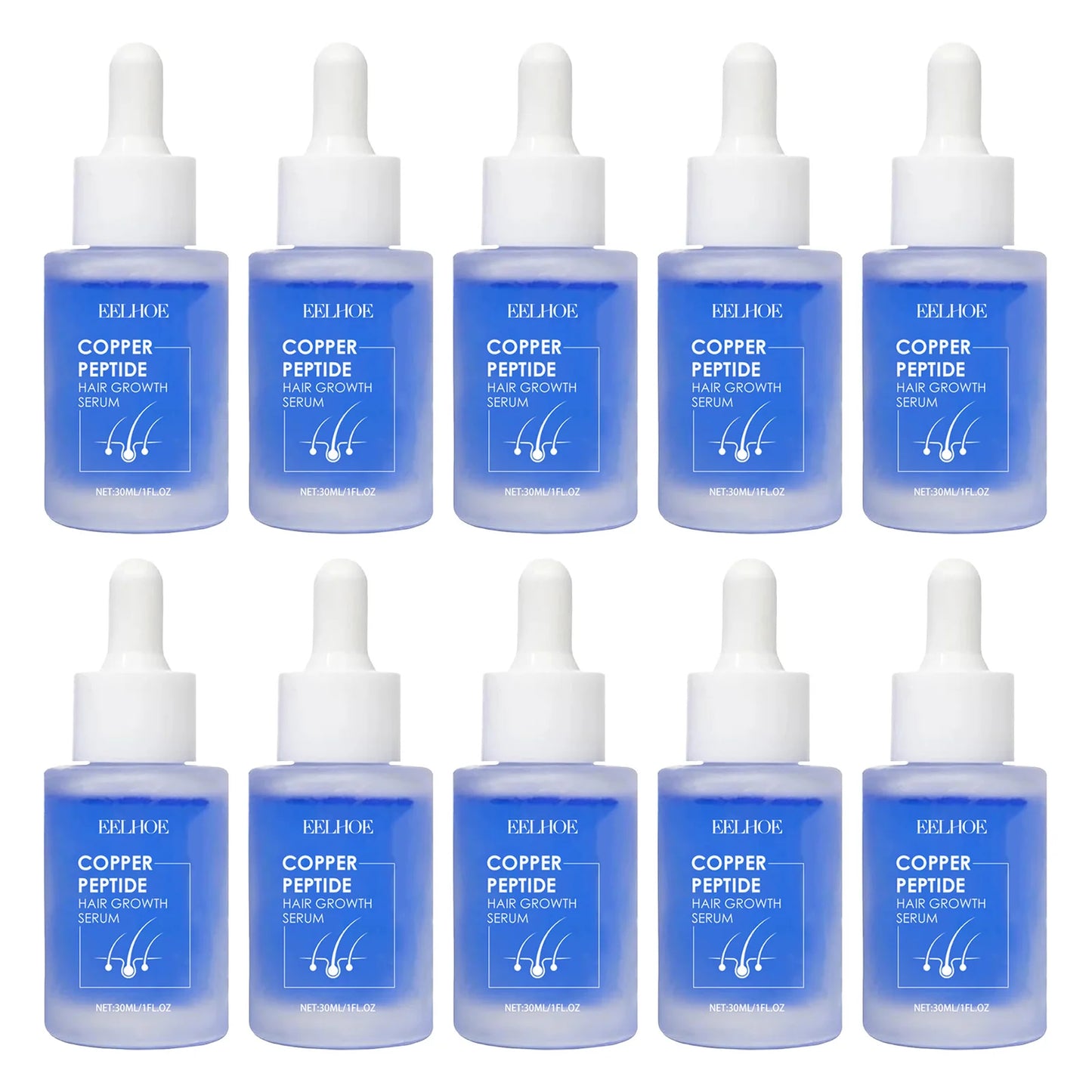 EELHOE Copper Peptide Hair Serum for Nourishing Roots and Growth