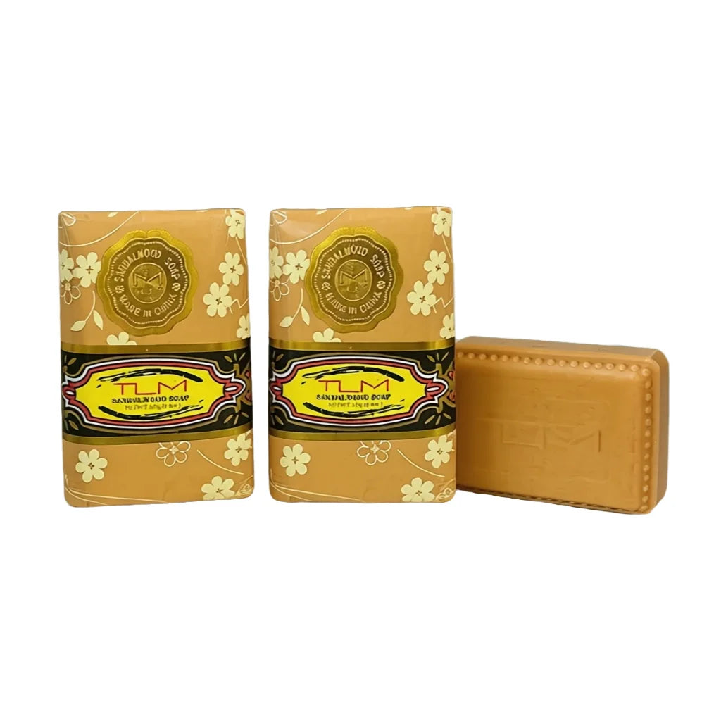 Genuine Sandalwood Soap Bars Offer Rich Daily Deep Cleansing Care