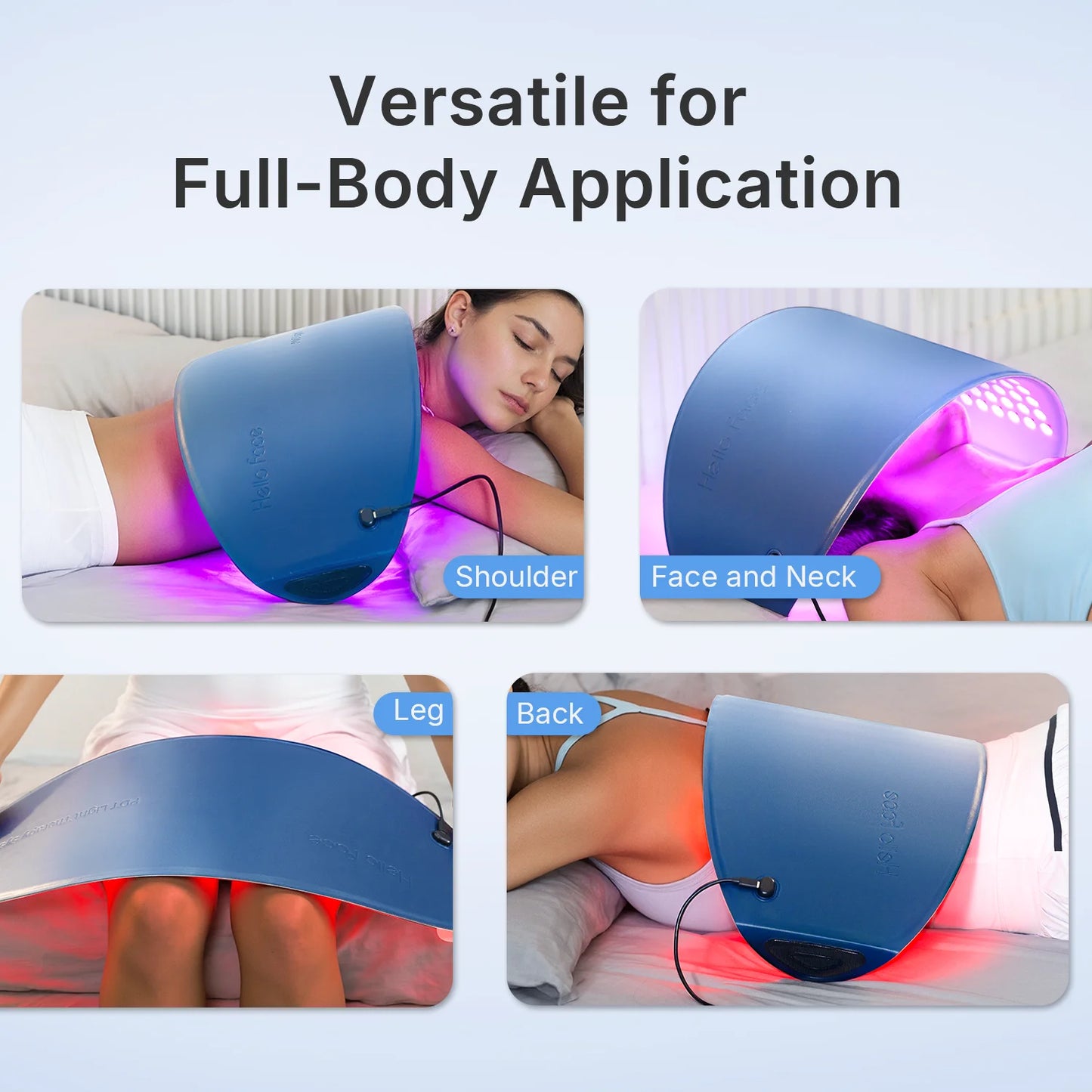 Hello Face L6 LED Light Mask 630nm And 850nm NIR Skin Friendly Fabric