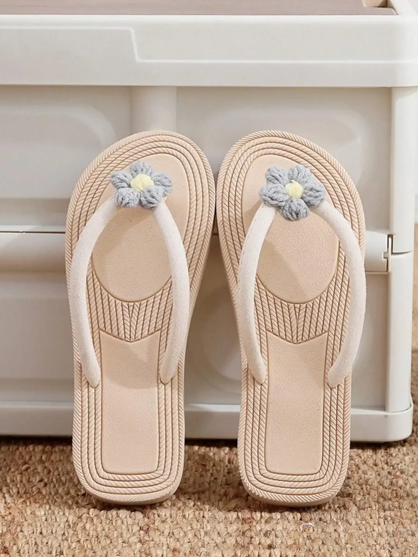 Women Flat Sandals Open Toe Flip Flops Beach Shoes Casual