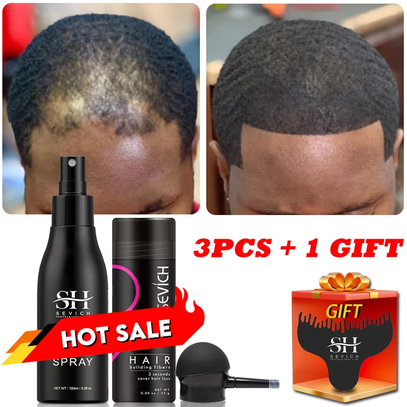 Sevich Hair Fiber Set Keratin Thickening For Hair Loss