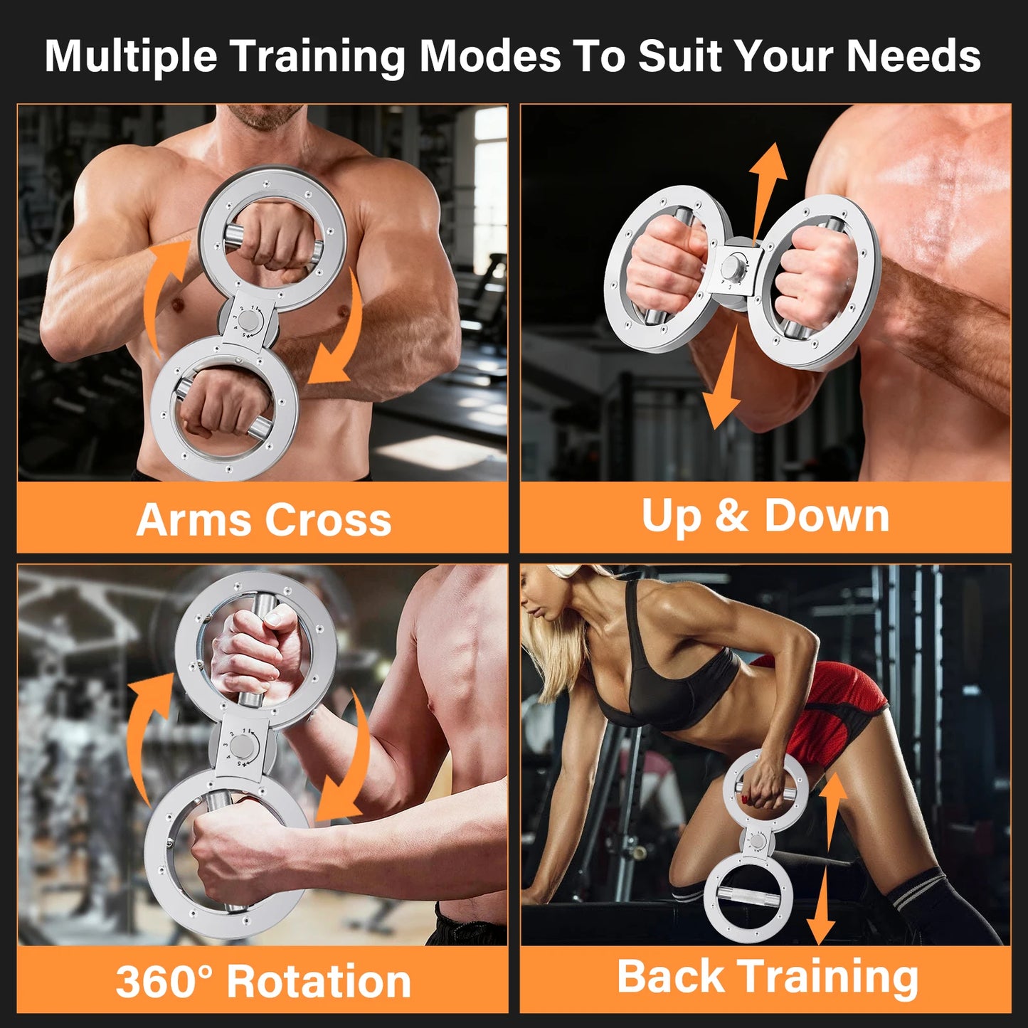 Multifunctional Rotator Grip Strength Trainer 8 to 15 Pounds