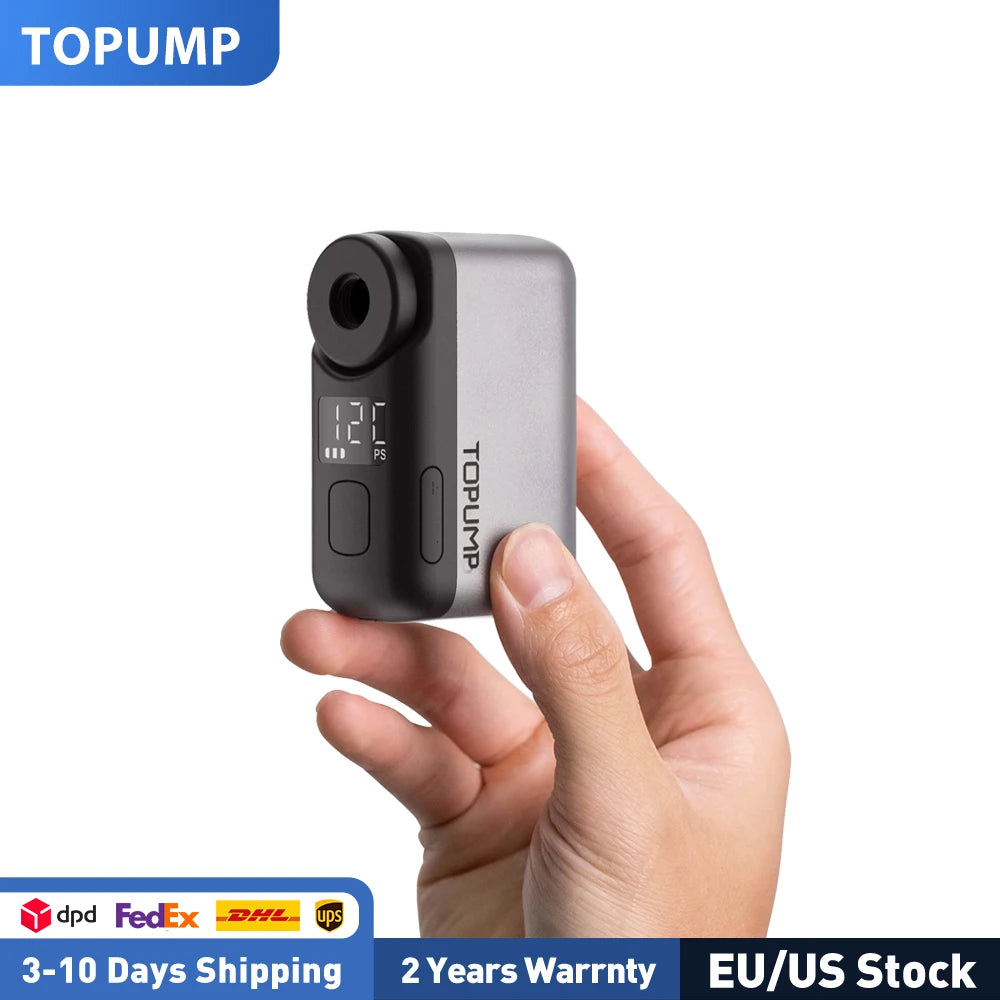 Topump Tb2 Cordless Electric Tire Inflator Pump Digital Display
