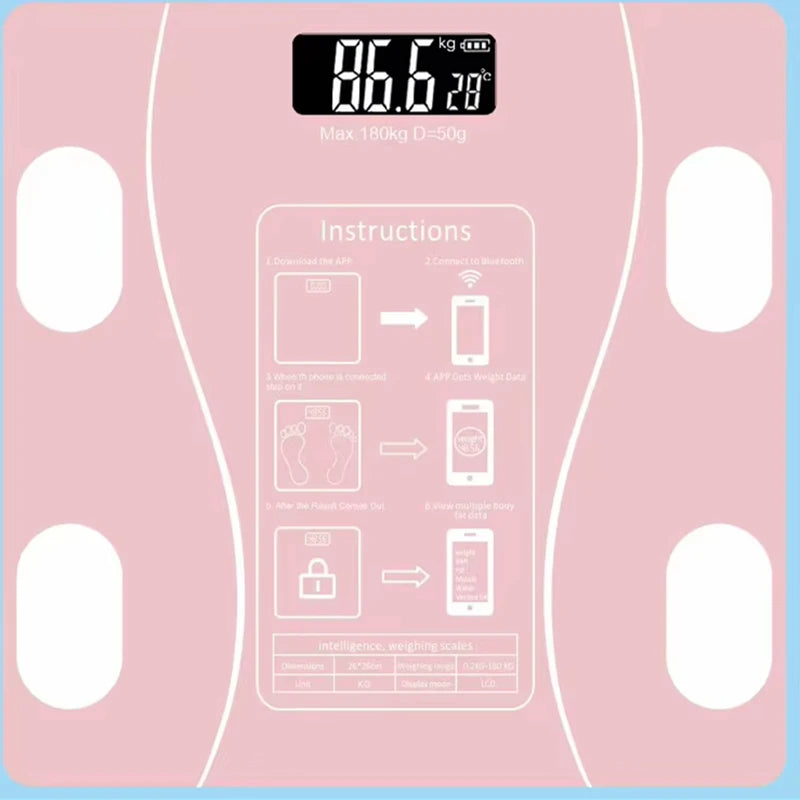 AEHOME Smart Scale With Bluetooth App And Body Composition