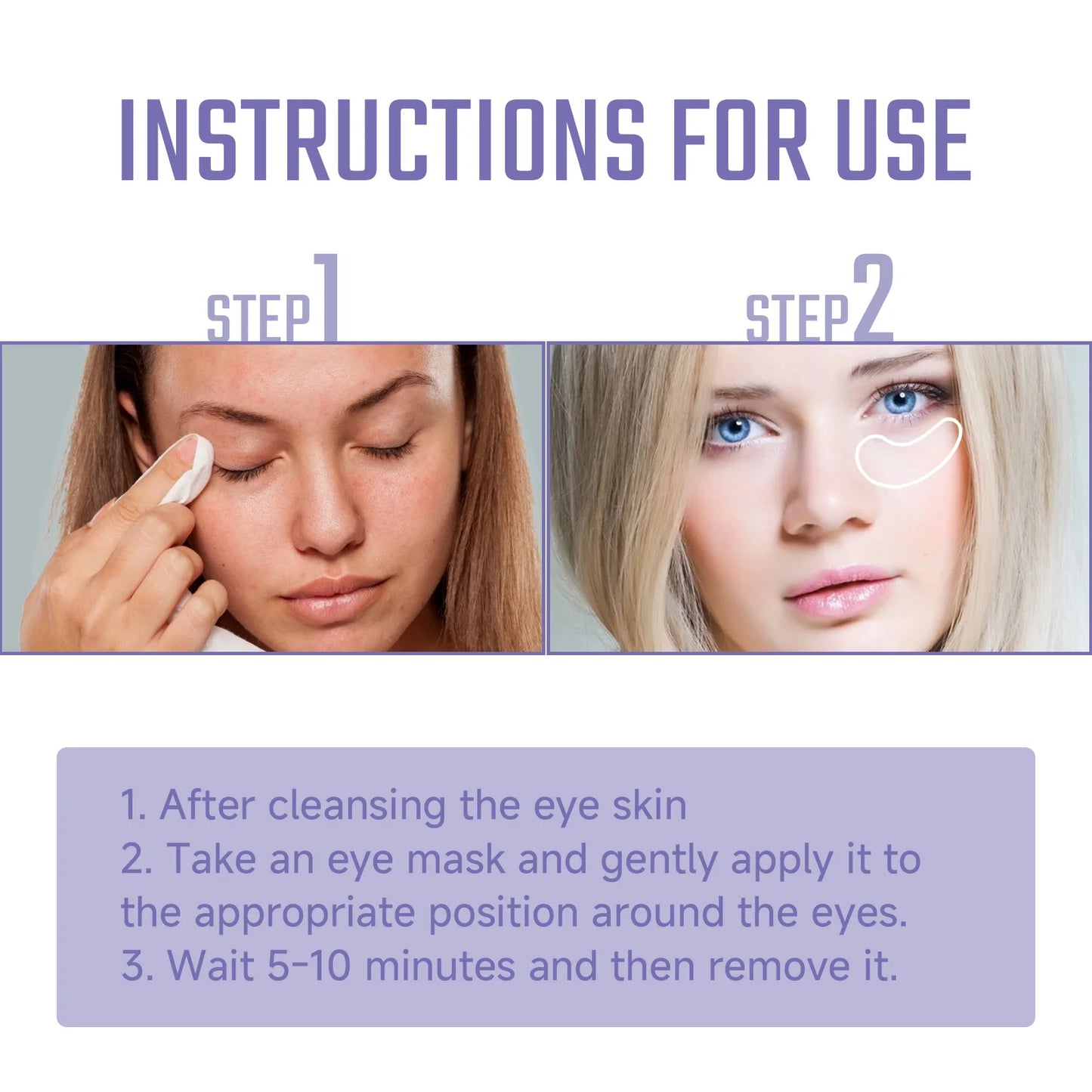 Ouhoe Collagen Eye Mask for Dark Circles and Hydration
