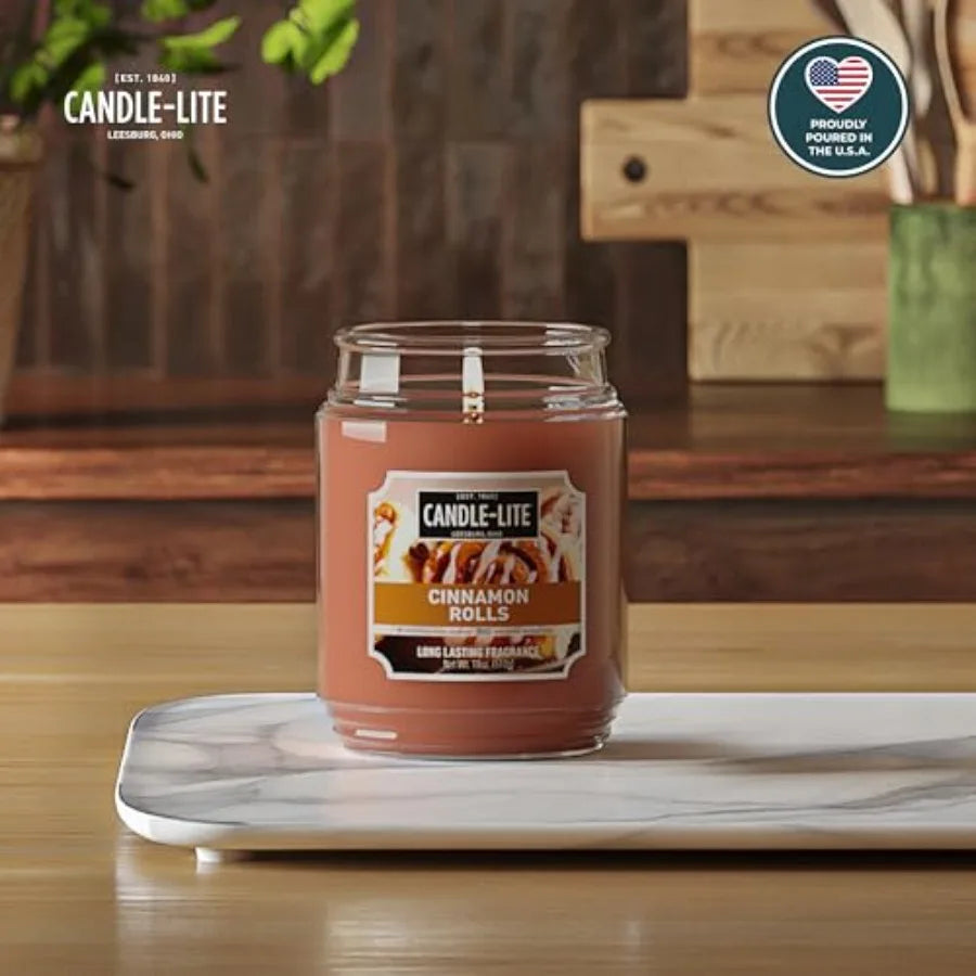 Fall Scented Aromatherapy Candle Single Wick 110 Hours Burn Time