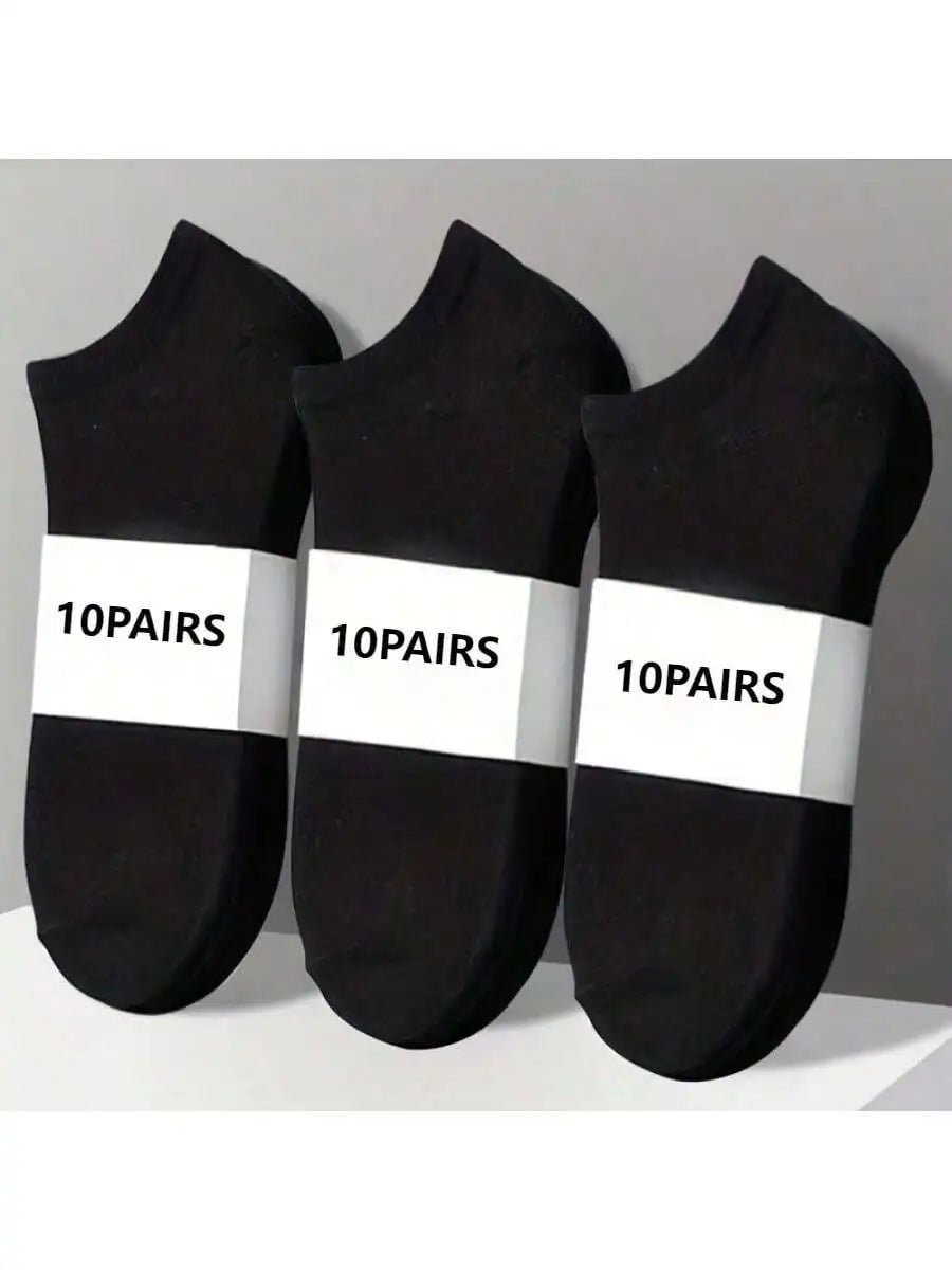 Thin Unisex Ankle Socks Sweat Absorbing for Daily Wear