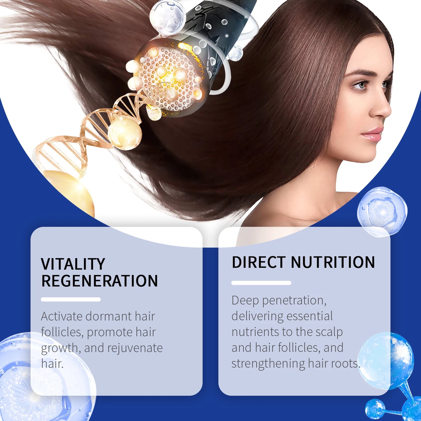 EELHOE Copper Peptide Hair Serum for Nourishing Roots and Growth
