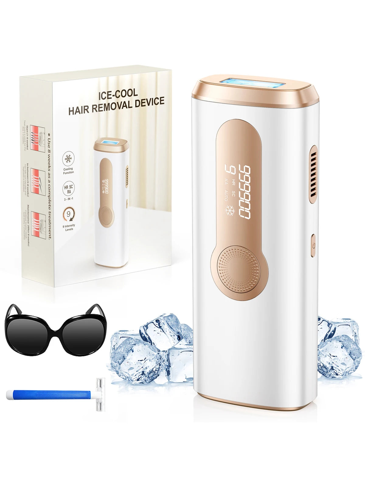 Totmizby IPL Laser Epilator Hair Removal Device For Body Facial