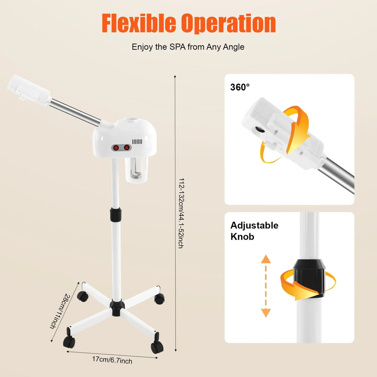 Professional Ozone Facial Steamer For Deep Cleansing And Moisturizing