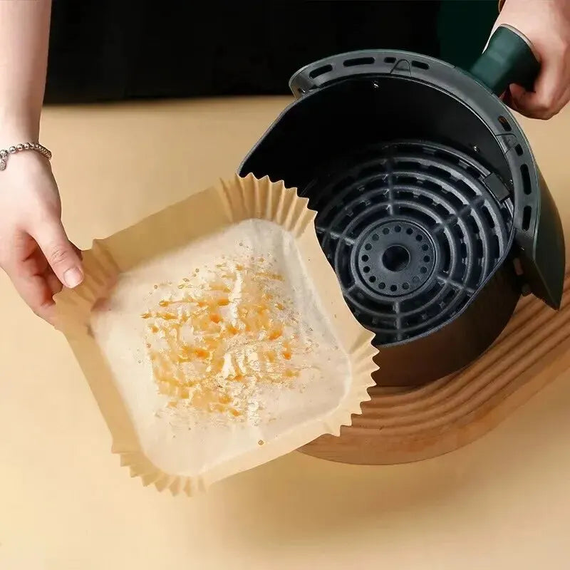 Air Fryer Disposable Paper Liners Non Stick Round