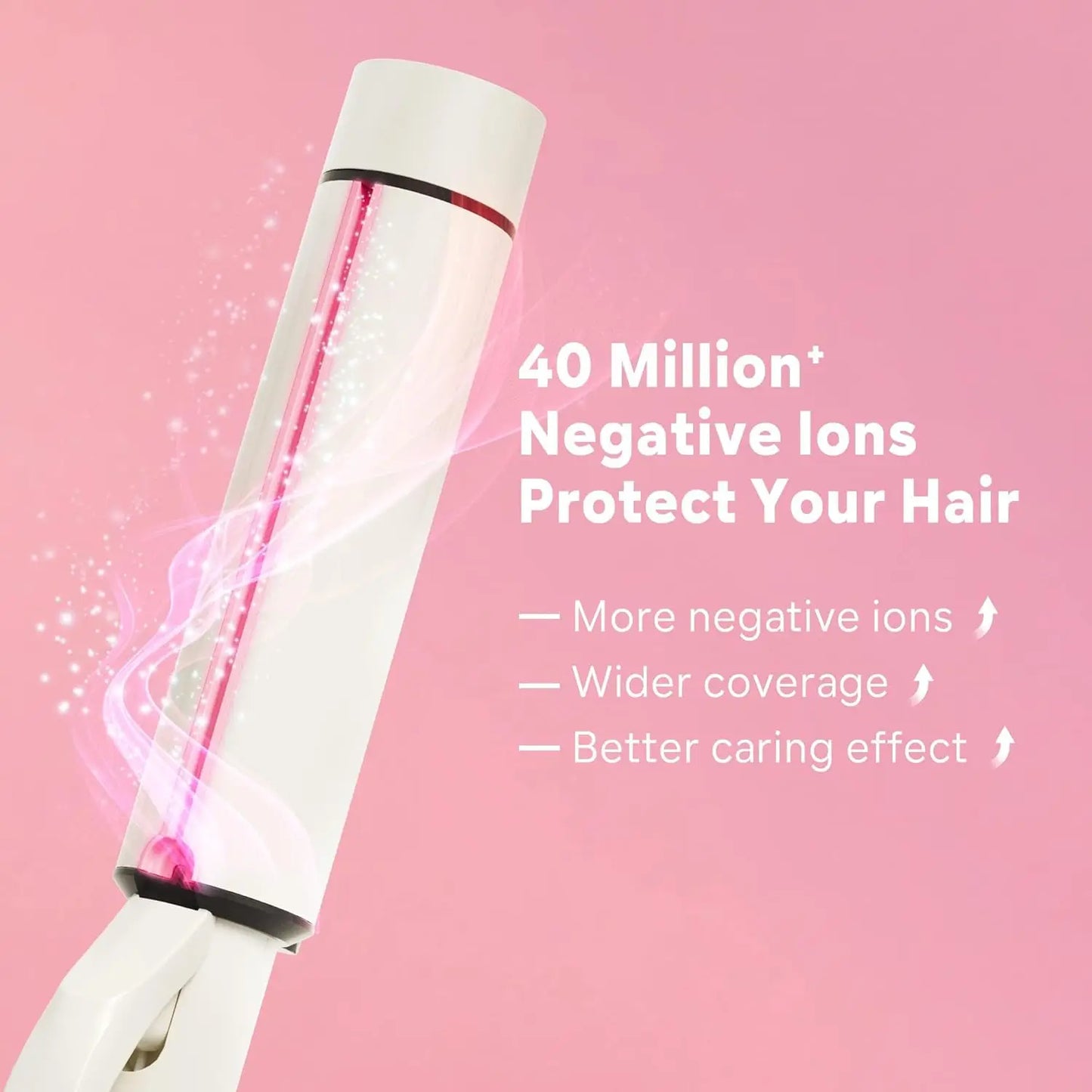 NOVUS Curling Wand for Long Hair Ceramic Tourmaline