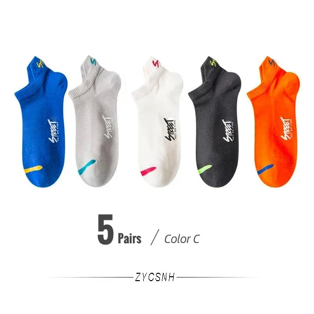 Unisex Breathable Mesh Ankle Socks For Running And Street Style
