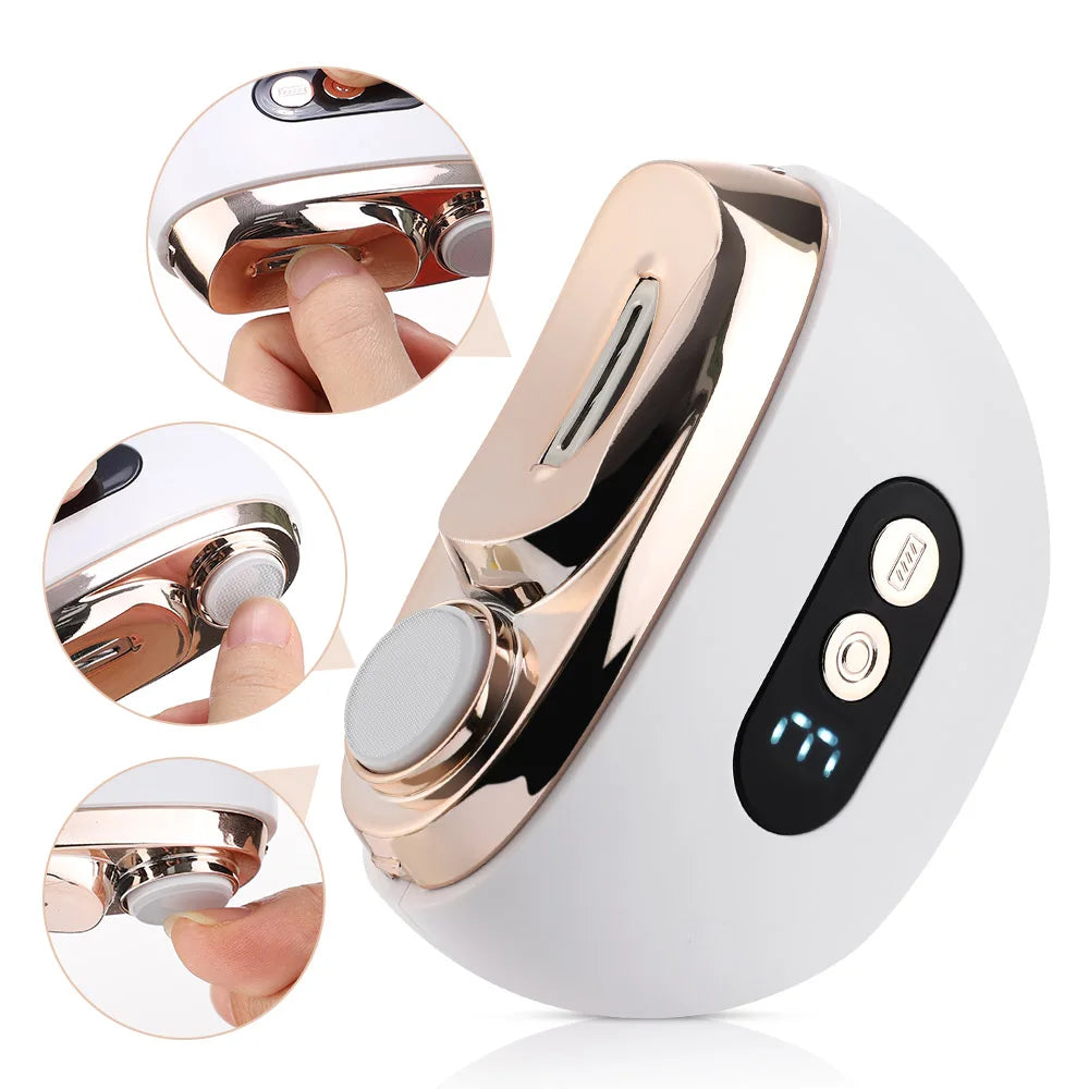 AFDEAL 2In1 Electric Nail Clippers Manicure Tool Three Gear
