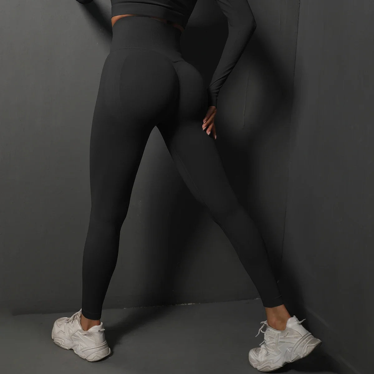 Women Seamless High Waist Yoga Leggings For Hip Lifting And Workout