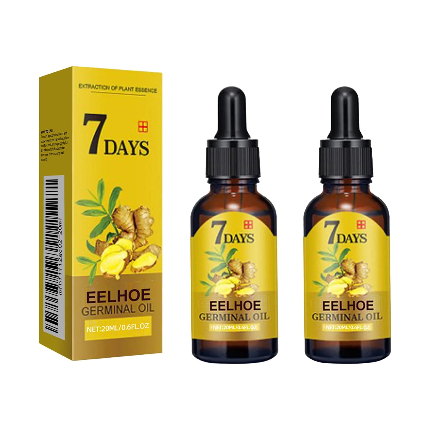 Eelhoe Ginger Hair Growth Oil Nourishment Anti Hair Loss