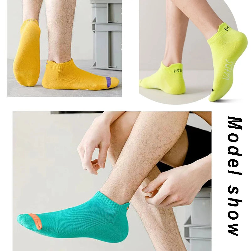 Unisex Breathable Mesh Ankle Socks For Running And Street Style