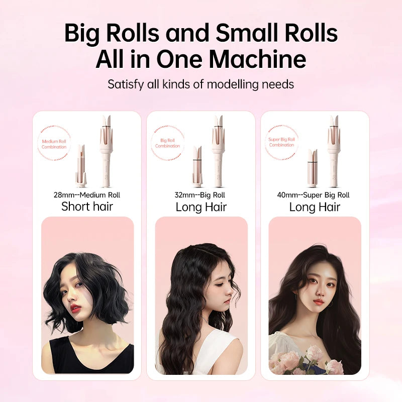 Minhuang Automatic Hair Curler Rotating Ceramic Curling Iron