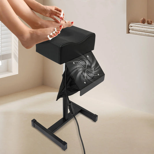 Pedicure Stool Chair With Adjustable Height Built In Vacuum Dust Collector
