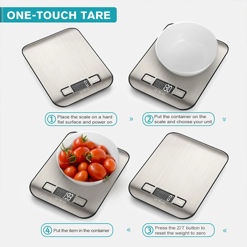 NONED Digital Kitchen Scale 5000g/1g LCD Display