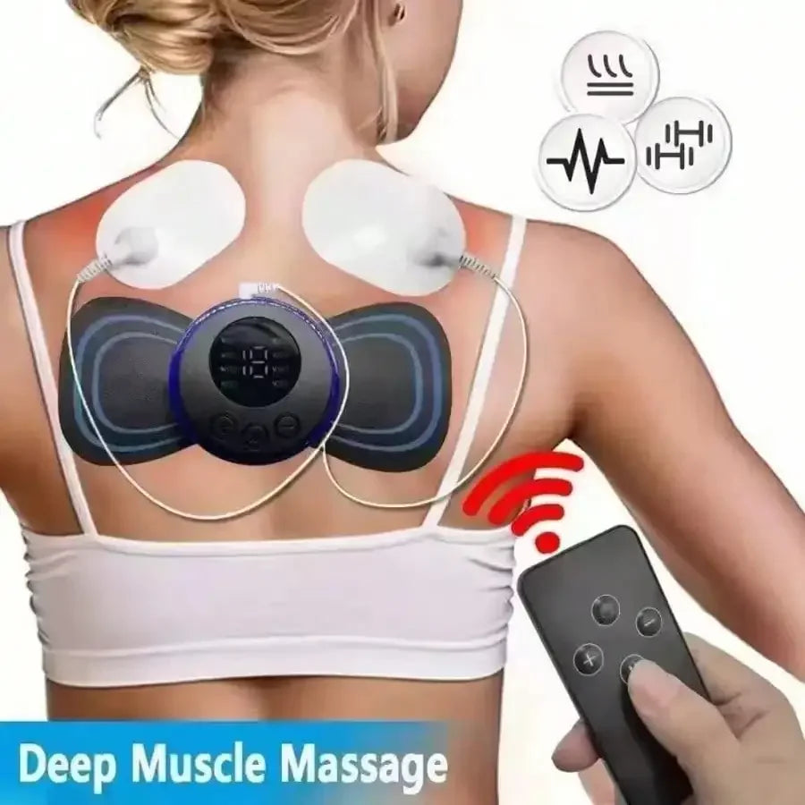 Electric Neck Massager Stimulator Cervical Back Pain Relief