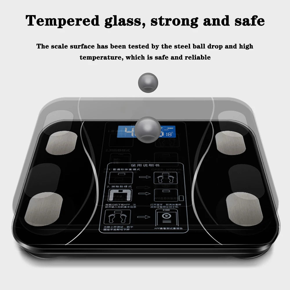 AEHOME Smart Scale With Bluetooth App And Body Composition