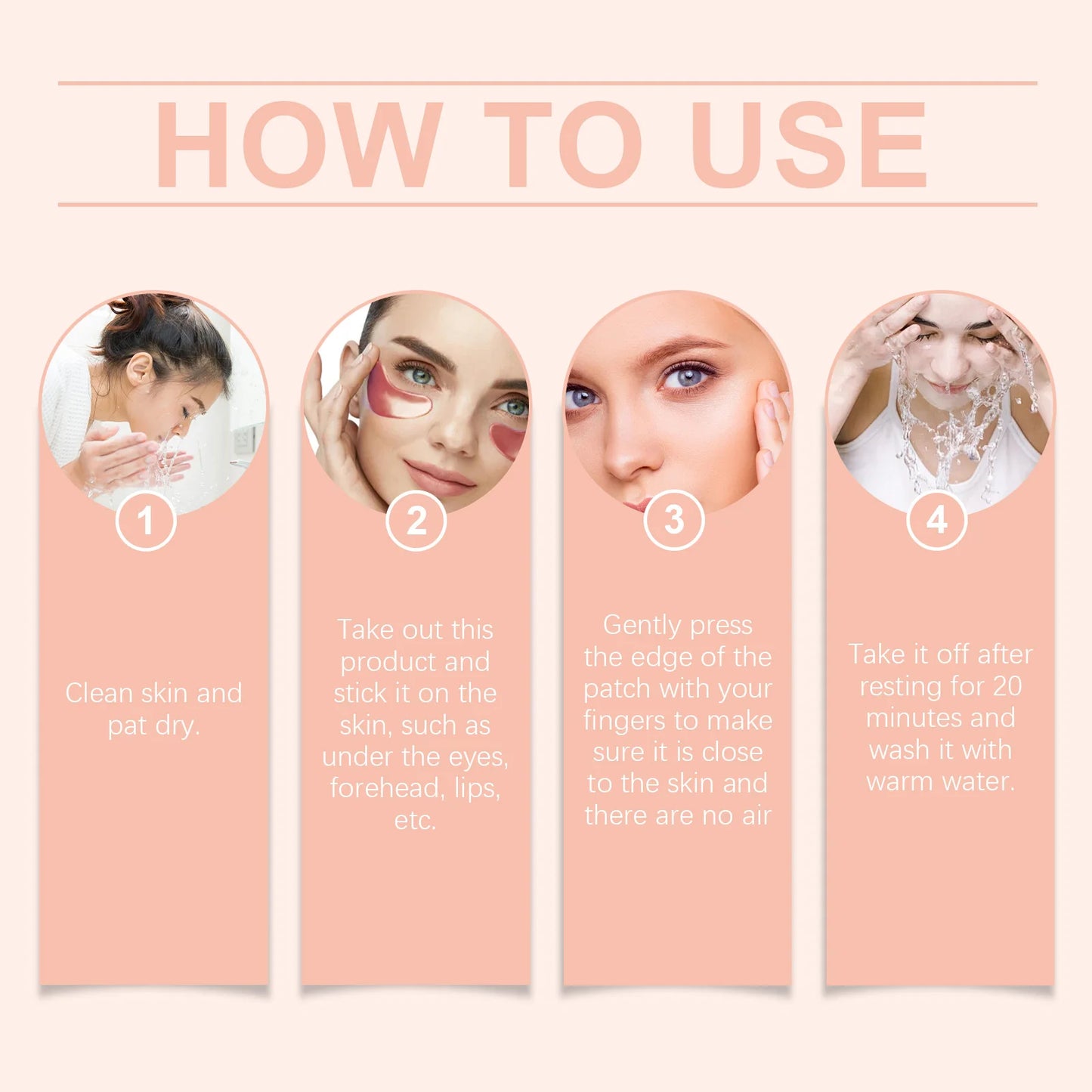 Jaysuing 5 In 1 Collagen Eye Mask Vitamin C Brightening