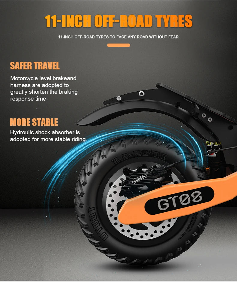 Arwibon GT08 Electric Scooter 5600W Motor Top Speed 46 MPH