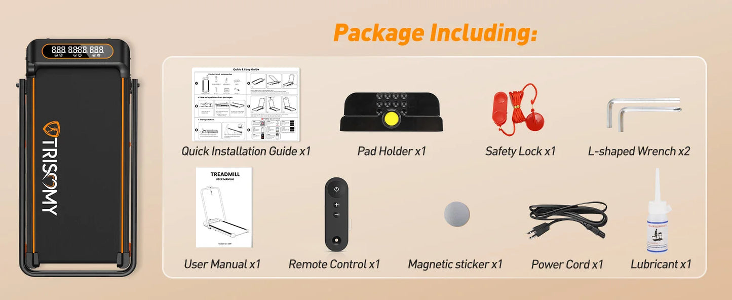 Walking Pad Treadmill With Incline Under Desk Remote App