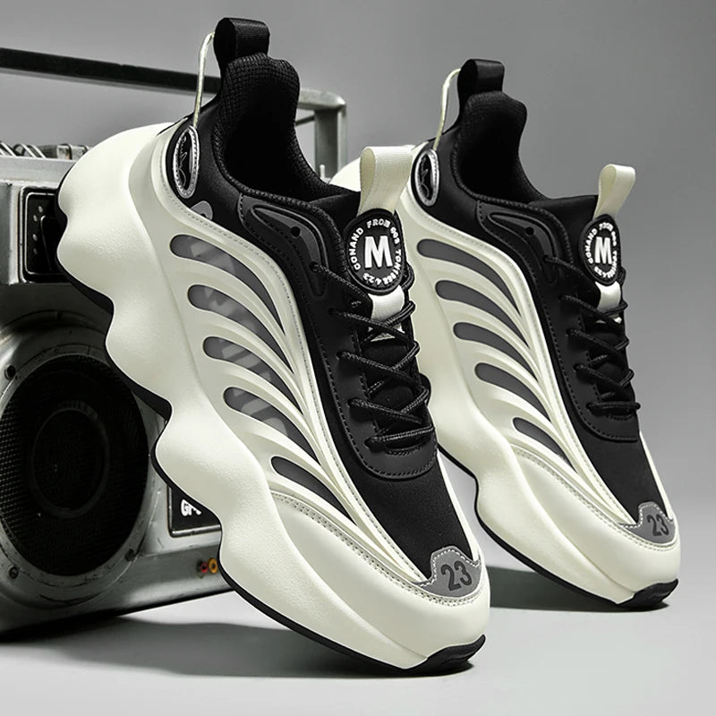 Men Breathable Casual Sneakers Lightweight Running Shoes
