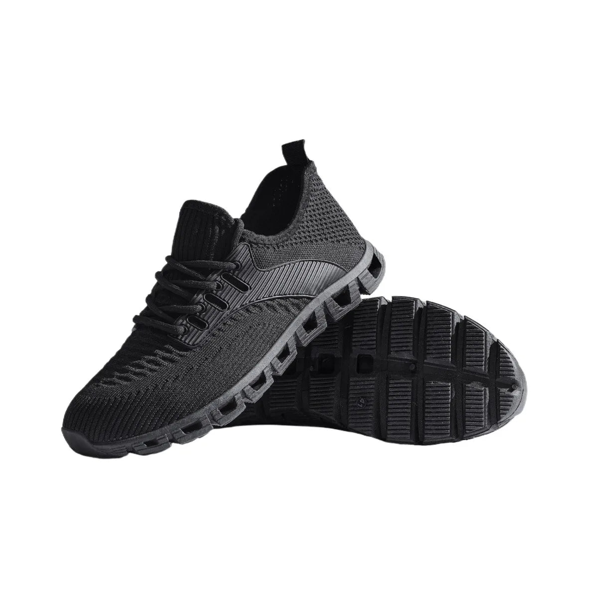 Unisex Breathable Mesh Running Shoes Low Top Cushioned Comfort