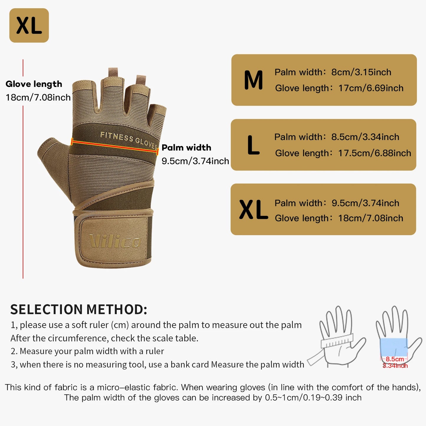 Kyncilor Half Finger Cycling Gloves Anti Slip Fitness
